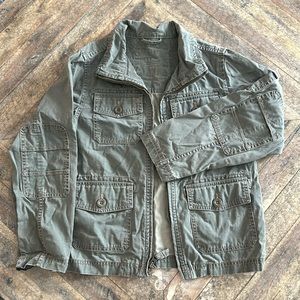 L.L. Bean Kids Olive Green Utility Jacket